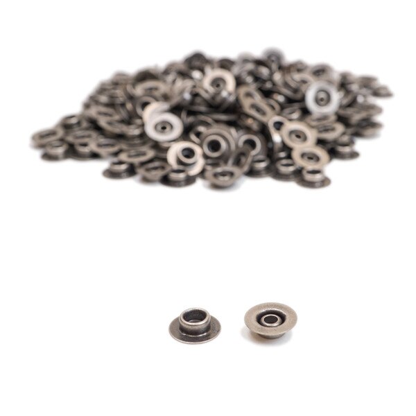 LTSP.Antique Nickel.Stud.100pk.01.jpg Line 20 Snap Parts Image